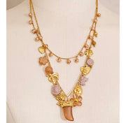 Sunset Charm Statement Necklace